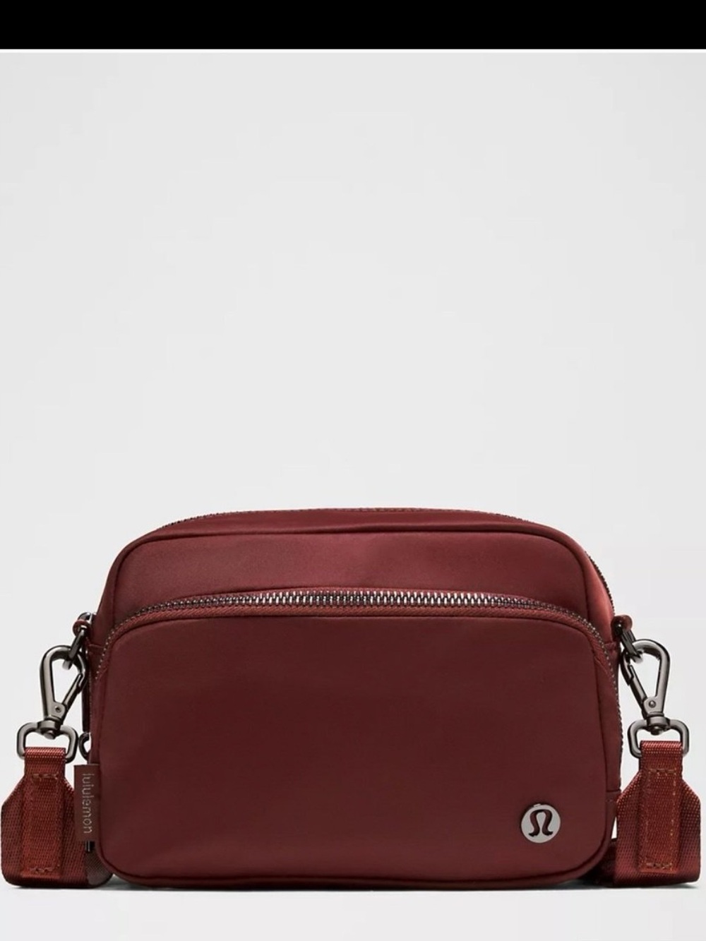 lululemon athletica Everywhere Crossbody Bag 2L- Rockwood (Deep Burgundy)